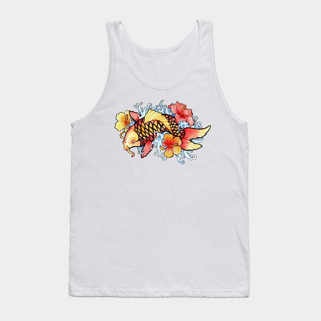 Koi Tank Top by reivchan